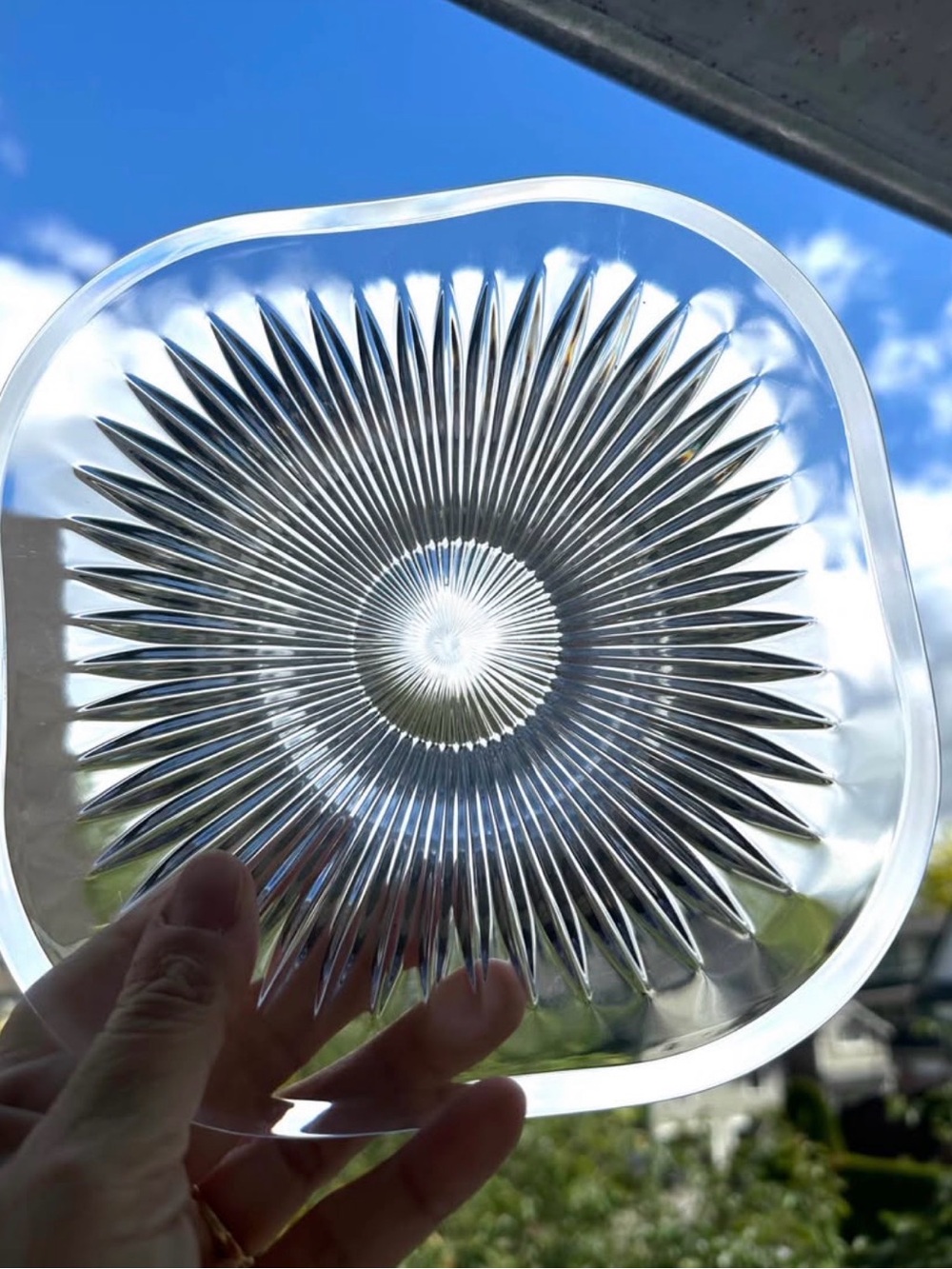 Vintage Mikasa Meridian Crystal Centerpiece